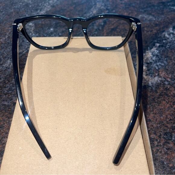 Derek Cardigan Black Rimmed Glasses Frames - Picture 8 of 12